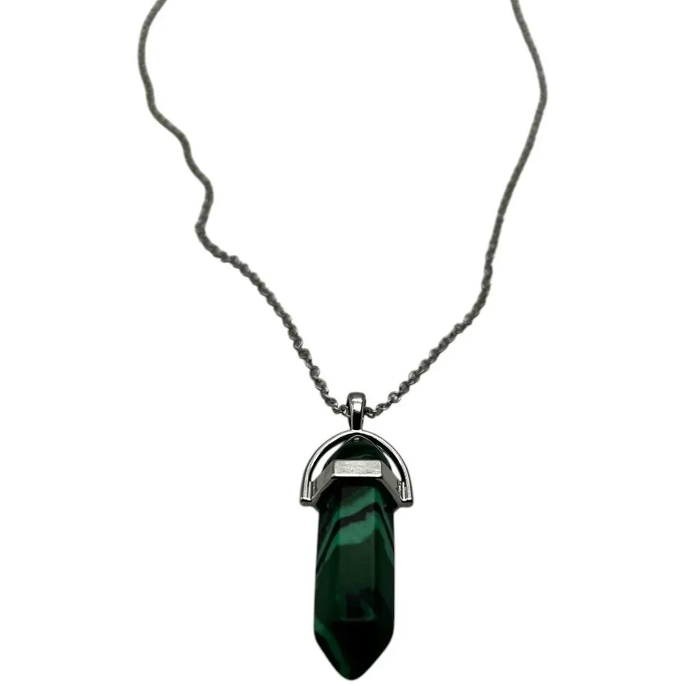 Multi Color Quartz Necklace Pendant Necklace Chain Crystal Necklace Women Jewelr
